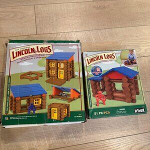 The Original Lincoln Logs Building Set Empty Boxes